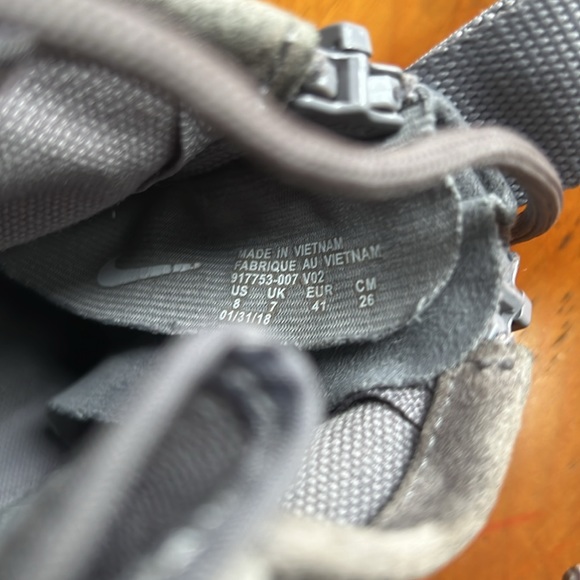 Nike Air Force 1 Suede Gunsmoke Sz. 8 - Picture 7 of 7